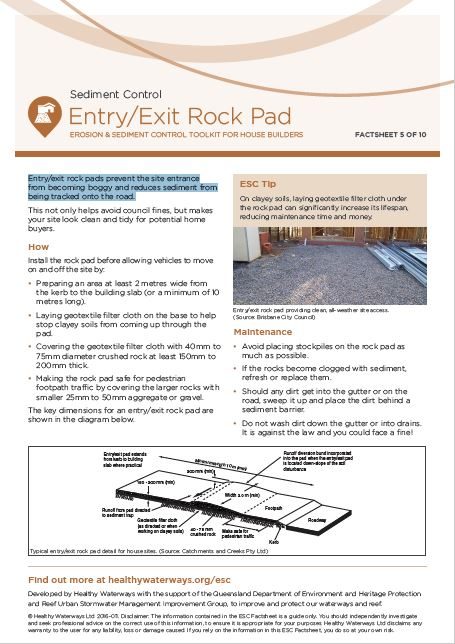 ESC Factsheet #5 Entry Exit